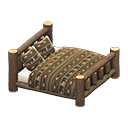 Log Bed (Dark Wood - Bears) NH Icon.png