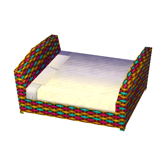 Cabana Bed (Colorful - White) NL Model.png