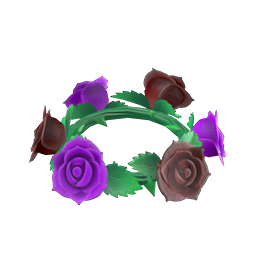 chic rose crown