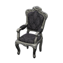 Elegant Chair (Silver - Damascus-Pattern Black) NH Icon.png