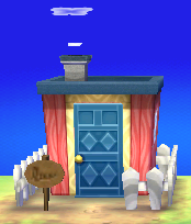 Exterior of Bertha's house in Animal Crossing: New Leaf