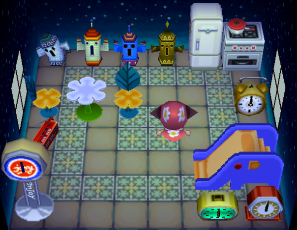 Interior of Aurora's house in Animal Crossing