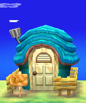Exterior of Sprinkle's house in Animal Crossing: New Leaf