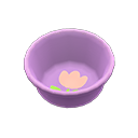 Bath Bucket (Purple - Tulip) NH Icon.png