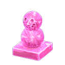 Frozen Mini Snowperson (Ice Pink) NH Icon.png