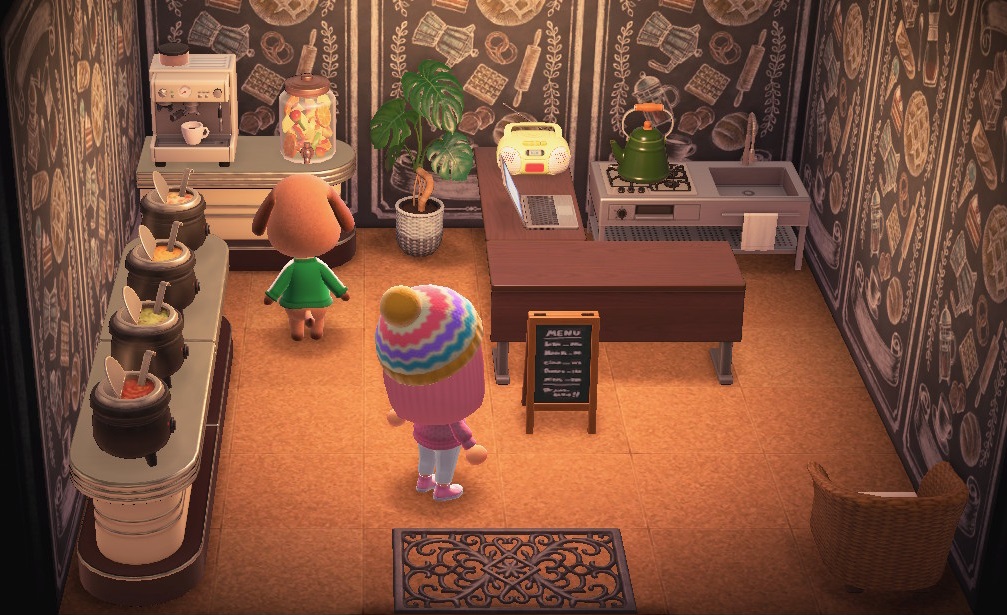 Interior of Bea's house in Animal Crossing: New Horizons