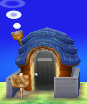 Exterior of Boris's house in Animal Crossing: New Leaf
