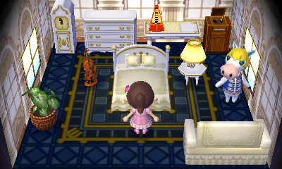 Interior of Colton's house in Animal Crossing: New Leaf