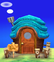 Exterior of Hornsby's house in Animal Crossing: New Leaf