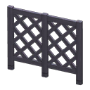 Large Lattice Fence (Black) NH Icon.png