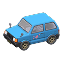 Minicar (Blue - Flower) NH Icon.png