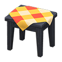 Wooden Mini Table (Black - Orange) NH Icon.png