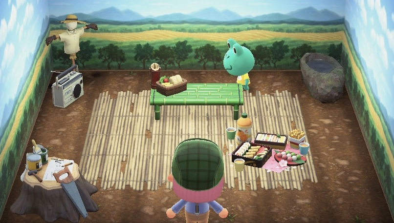 Interior of Tad's house in Animal Crossing: New Horizons