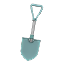 Outdoorsy shovel's Light blue variant