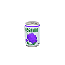 Canned grape juice
