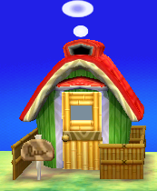 Exterior of Toby's house in Animal Crossing: New Leaf