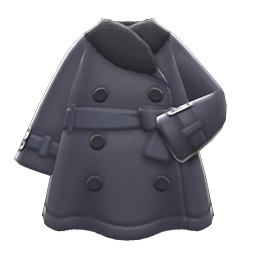 Pleather trench coat