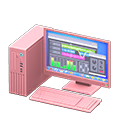 Desktop Computer (Pink - Digital Audio Workstation) NH Icon.png