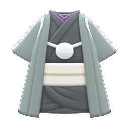 File:Edo-Period Merchant Outfit (Gray) NH Icon.png - Animal Crossing ...