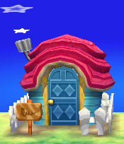 Exterior of Rodney's house in Animal Crossing: New Leaf