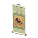Hanging Scroll (Green - Bird) NH Icon.png