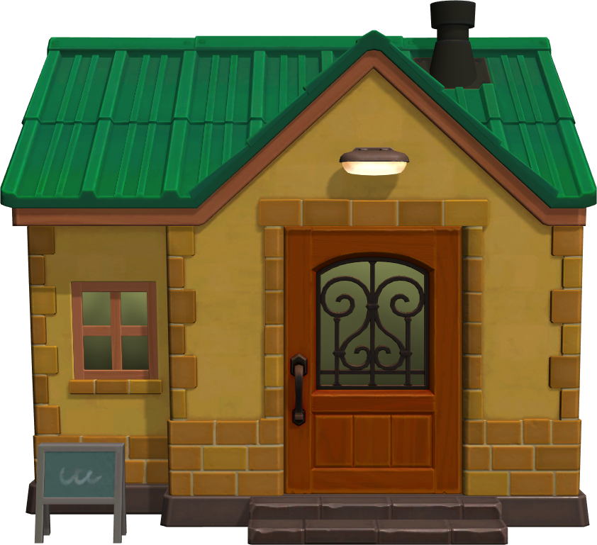 Exterior of Charlise's house in Animal Crossing: New Horizons