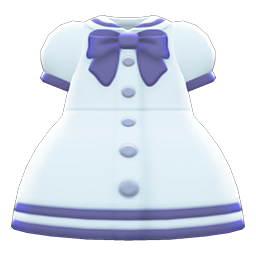 Sailor-Collar Dress (White) NH Icon.png