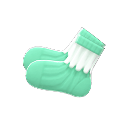 Frilly socks's Green variant