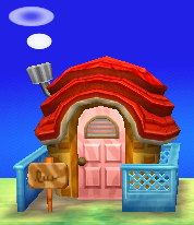 Exterior of Curly's house in Animal Crossing: New Leaf