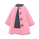 Collarless Coat (Pink) NH Storage Icon.png