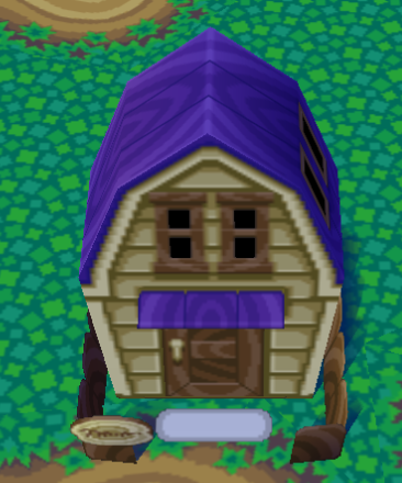 Exterior of Rio's house in Animal Crossing