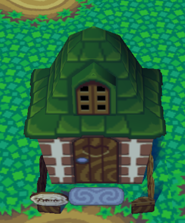 Exterior of Chico's house in Animal Crossing