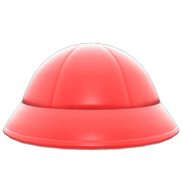 rain hat (Red)