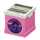 Record Box (Pink - Sunset) NH Icon.png