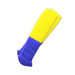 Aerobics leggings's Yellow & blue variant