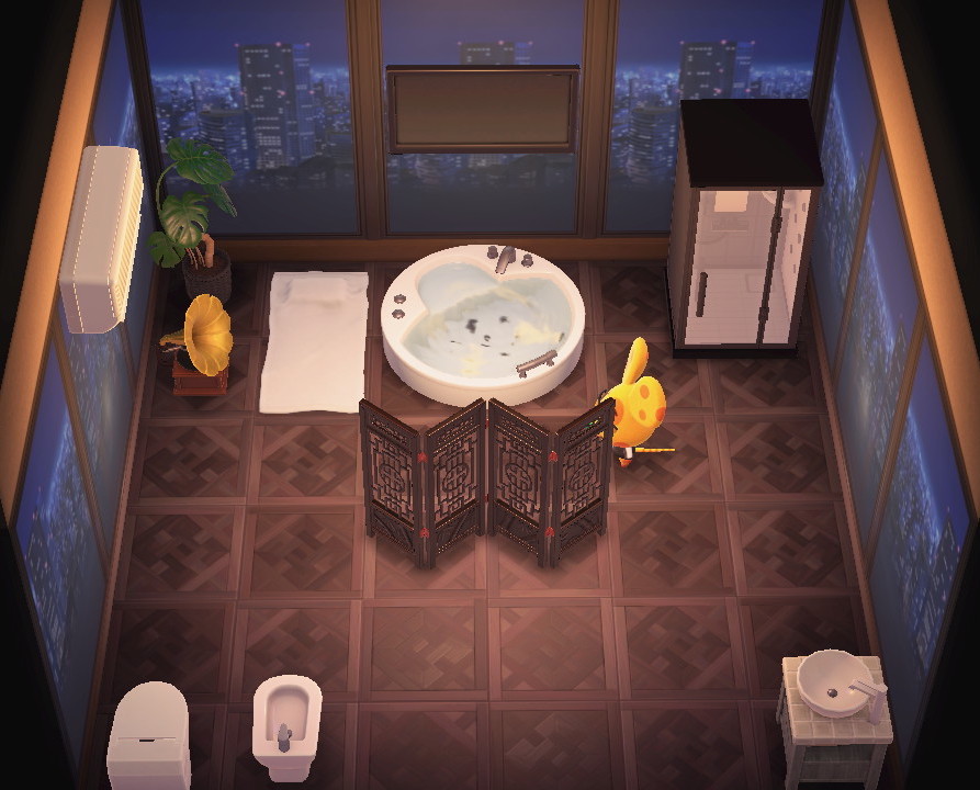 Interior of Chadder's house in Animal Crossing: New Horizons