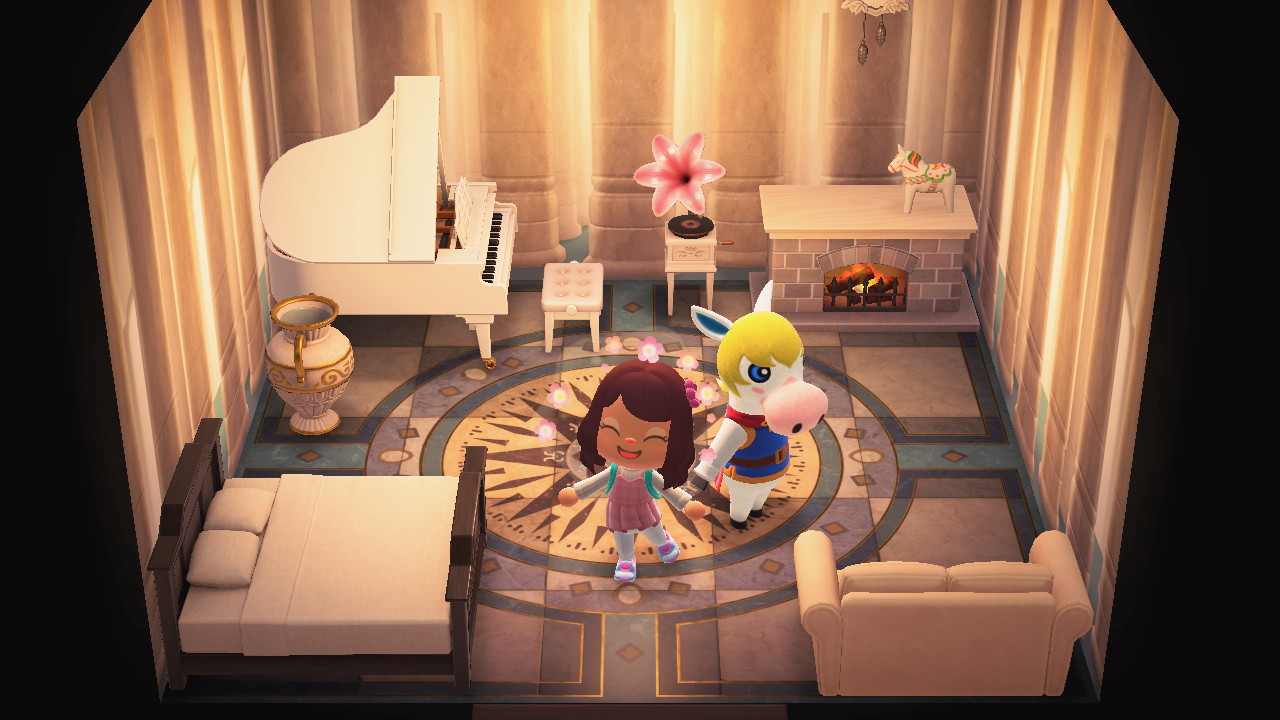 Interior of Colton's house in Animal Crossing: New Horizons
