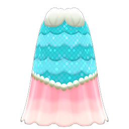 Mermaid fishy dress's Light blue variant