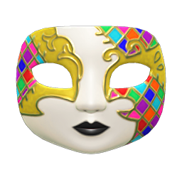 Venetian Carnival Mask (White) NH Icon.png