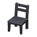 Wooden Chair (Black) NH Icon.png