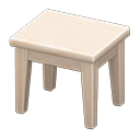 Wooden Mini Table (White Wood - None) NH Icon.png