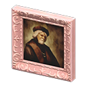 Fancy Frame (Pink - Old Portrait) NH Icon.png