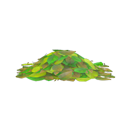 green-leaf pile