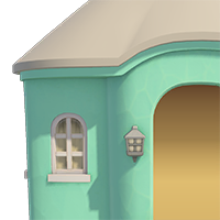 Mint-Blue Stucco Exterior (Fantasy House) NH Icon.png