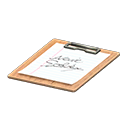 Clipboard (Brown - Signature Practice) NH Icon.png