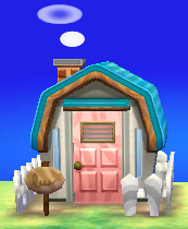 Exterior of Bianca's house in Animal Crossing: New Leaf