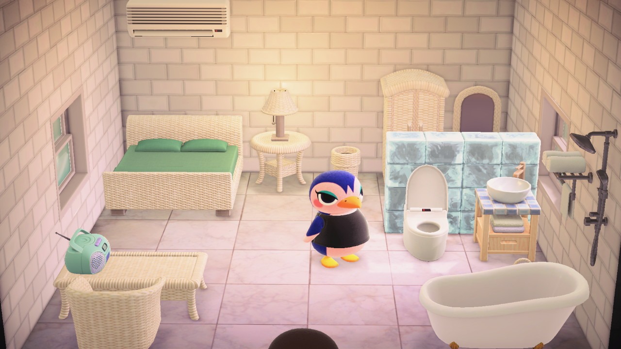 Interior of Friga's house in Animal Crossing: New Horizons