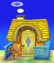 Exterior of Twiggy's house in Animal Crossing: New Leaf