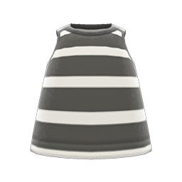 Striped Tank (Black) NH Icon.png