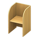 Study Carrel (Light Brown - None) NH Icon.png